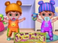 ເກມ Baby Twins Caring Day