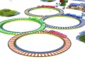 ເກມ Lowpolly Train Racing