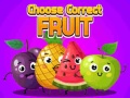 ເກມ Choose Correct Fruit