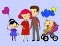 ເກມ Happy Family Coloring Book
