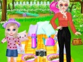 ເກມ Princess Family Picnic Day