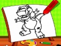 ເກມ Easy Kids Coloring Dinosaur