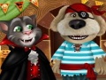 ເກມ Talking Tom And Angela Halloween Party