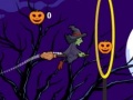 ເກມ Flying witch halloween