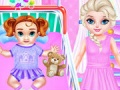 ເກມ Little Elsa Caring Day