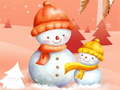 ເກມ Snowman Slide