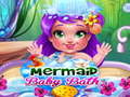 ເກມ Mermaid Baby Bath