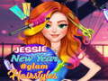 ເກມ Jessie New Year #Glam Hairstyles