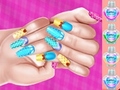 ເກມ Elsa Princess Theme Nail Art Diy