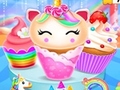 ເກມ Unicorn Mermaid Cupcake Cooking Design