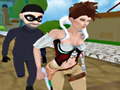ເກມ Princess Subway Run - Wild Rush VS Robber