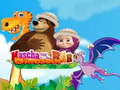 ເກມ Masha and The Bear dinosaur