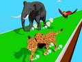 ເກມ Animal Transform Race 3D