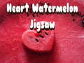 ເກມ Heart Watermelon Jigsaw