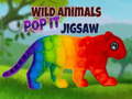 ເກມ Wild Animals Pop It Jigsaw