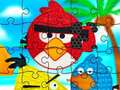 ເກມ Funny Birds Pop It Jigsaw