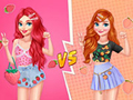 ເກມ Princesses Fruity Print Fun Challenge