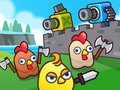 ເກມ Merge Cannon: Chicken Defense