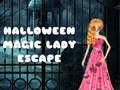 ເກມ Halloween Magic Lady Escape
