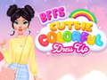 ເກມ BFFs Cutsie Colorful Dress Up