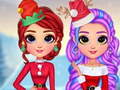 ເກມ Rainbow Girls Christmas Outfits