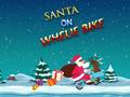 ເກມ Santa On Wheelie Bike