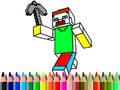 ເກມ Back to School: Minecraft Coloring