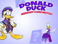 ເກມ Donald Duck memory card match