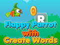 ເກມ Flappy Parrot with Create Words
