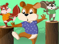 ເກມ Squirrel Hop