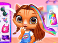 ເກມ Kitty Animal Hair Salon