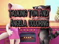 ເກມ Talking Tom and Angela Coloring