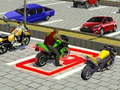 ເກມ Superhero City Bike Parking Game 3D