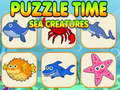 ເກມ Puzzle Time Sea Creatures