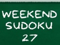 ເກມ Weekend Sudoku 27