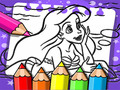ເກມ Ariel The Mermaid Coloring Book