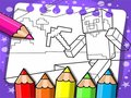 ເກມ Minecraft Coloring Book