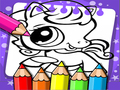 ເກມ Littlest Pet Shop Coloring Book
