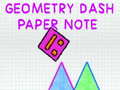 ເກມ Geometry Dash Paper Note