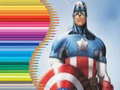 ເກມ Coloring Book for Captain America