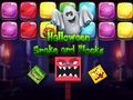 ເກມ Halloween Snake and Blocks