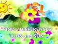ເກມ Find 5 Differences Kids and Sun