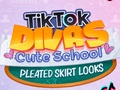 ເກມ TikTok Divas Cute School Pleated Skirt Looks