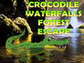 ເກມ Crocodile Waterfalls Forest Escape