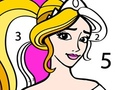 ເກມ Princess Coloring By Number