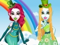 ເກມ Green Vs Rainbow Fashion Battle
