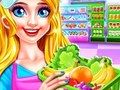 ເກມ Supermarket Girl Cleanup