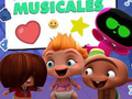 ເກມ Mini Beat Power Rockers: Musical Stickers