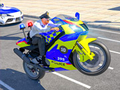 ເກມ Police Bike Stunt Race Game