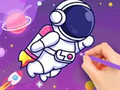 ເກມ Coloring Book: Astronaut